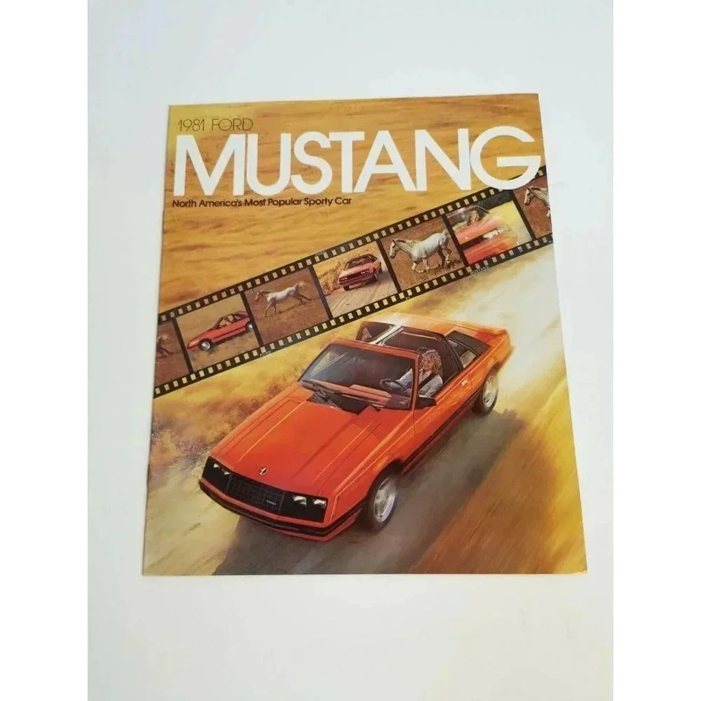 Ford Mustang 1981 Car ‎ Brochure Original Sales Literature Christmas Day Dream